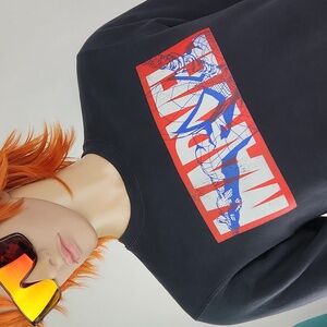 MARVEL SPIDERMAN LOGO SWEATSHIRT Size M